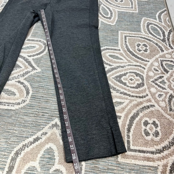 J. Jill Ponte Pants Slim Leg Gray Universally Flattering Women’s Size Medium - Picture 3 of 9